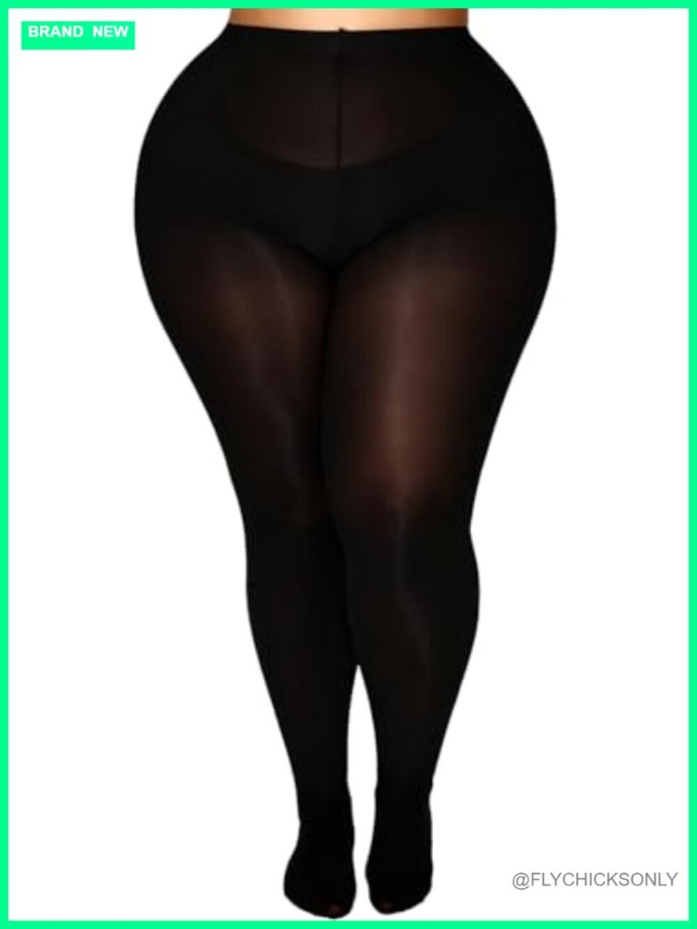 Ultra Plus Size Tights for Women Up to 6x, Semi Opaque Control Top Pantyhose,